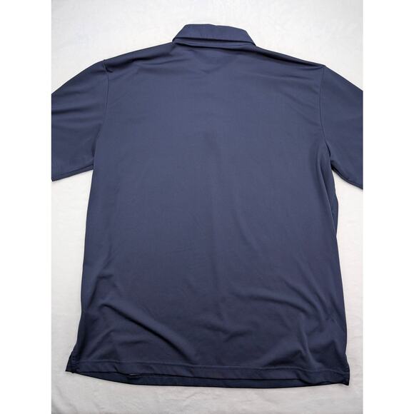 Callaway Opti-Dri Mens Golf Polo Shirt XL Blue Performance Stretch Stripe - Picture 7 of 7